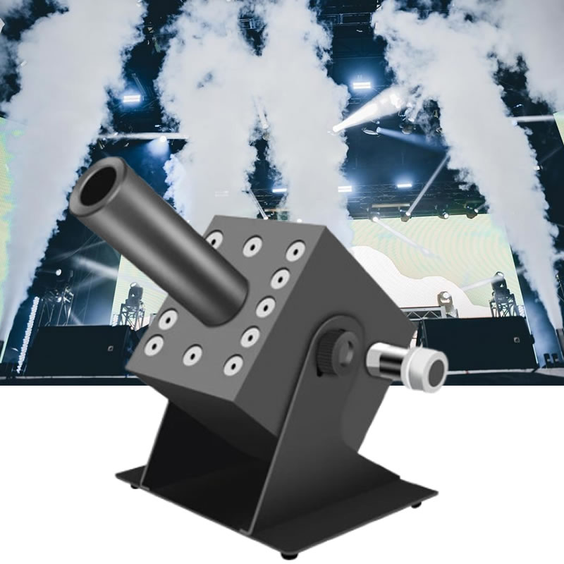 Confetti Cannon Tube - Máquina de Niebla CO2 LED RGB
