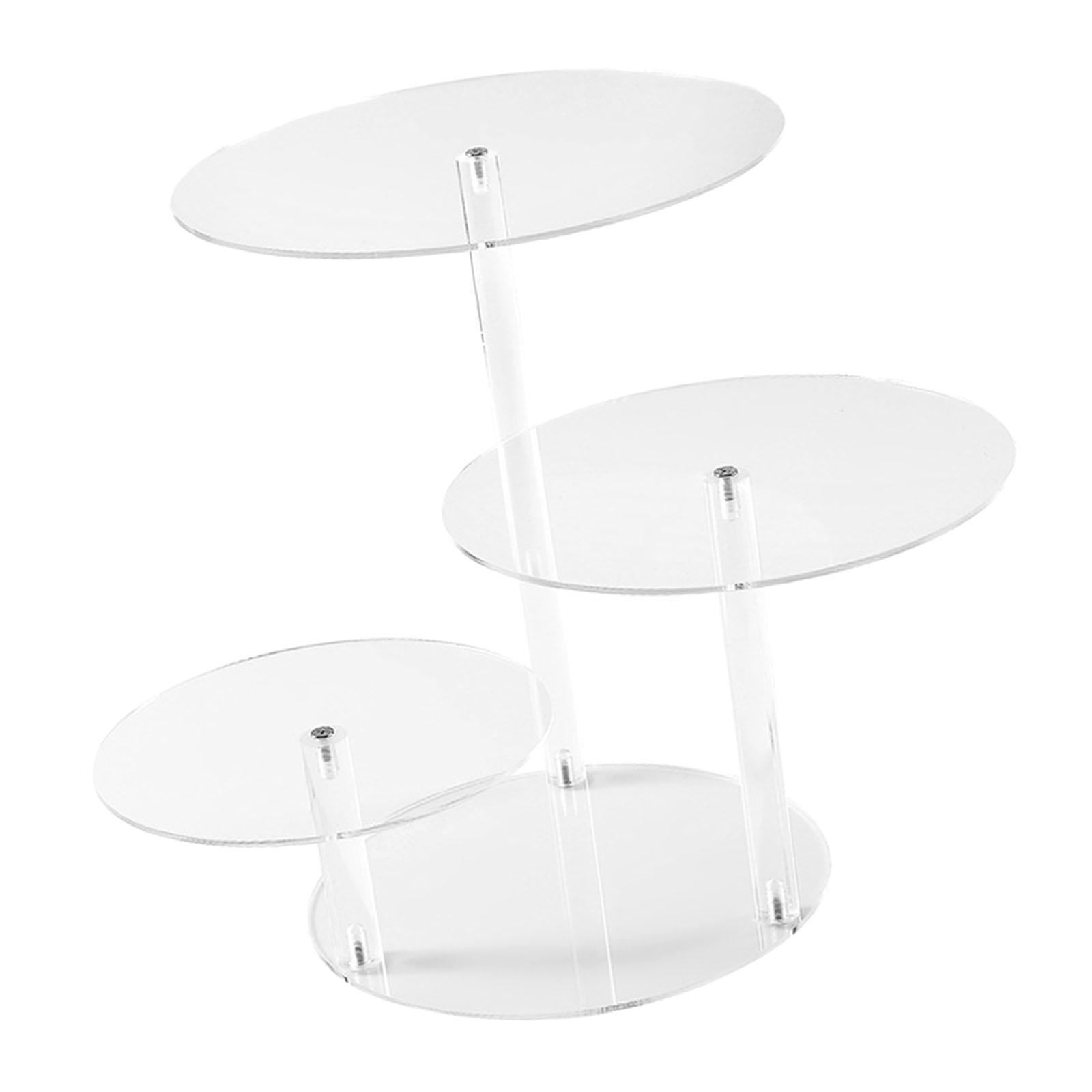 Cupcake Stand Tier - Soporte de Acrílico de 3 Niveles
