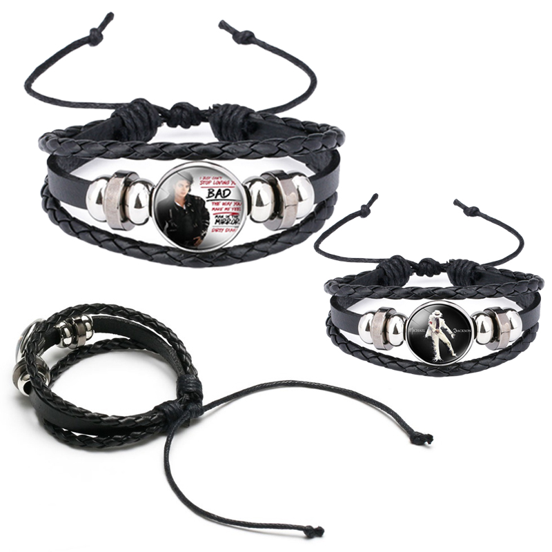 Event Supplies - Pulsera con Figuras de Michael Jackson,