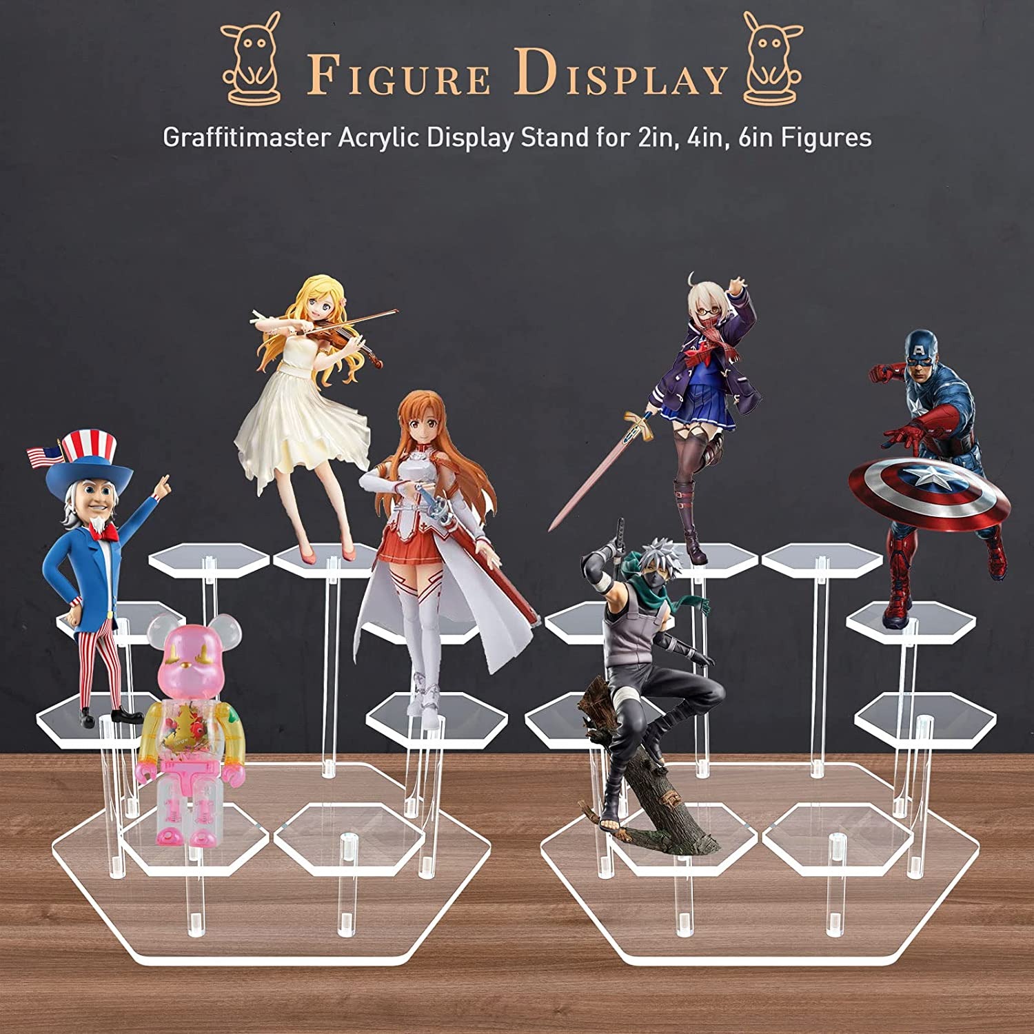 Soporte de exhibición acrílico - Cupcake Stand Tier reseña y precio