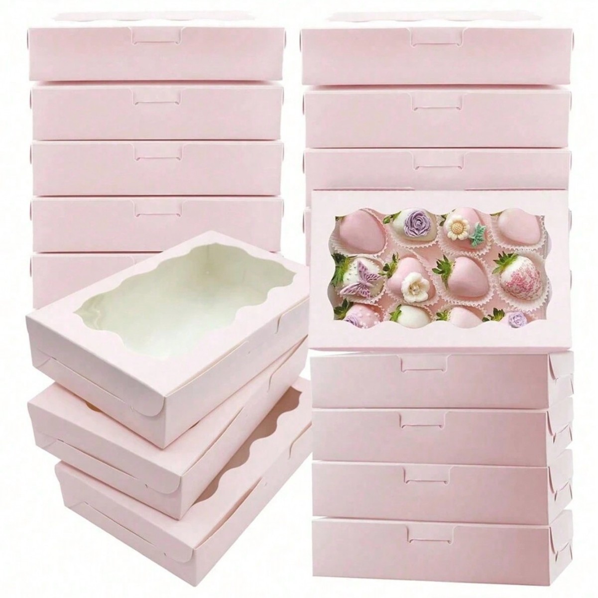 Cajas de papel Kraft para past - Event Party Box reseña y precio