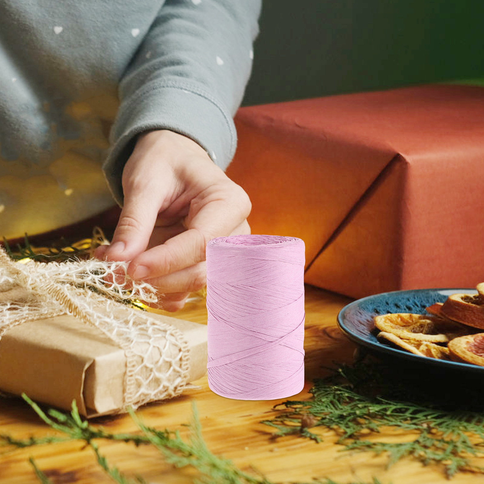 Cinta de Papel Rafia de Colore - Papercraft Supply Ribbon reseña y precio