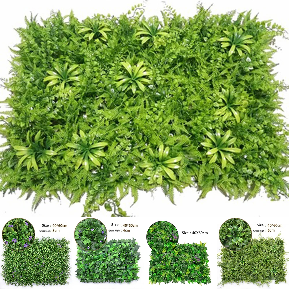 40*60cm césped Artificial plan - Flower Wall Panel reseña y precio