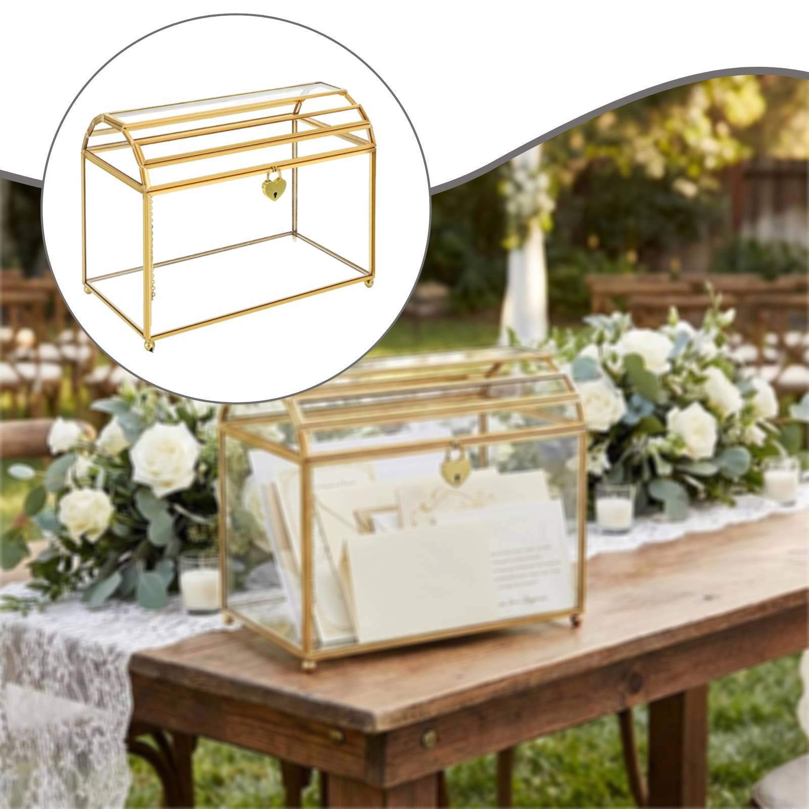Caja de cristal para tarjetas  - Event Party Box reseña y precio
