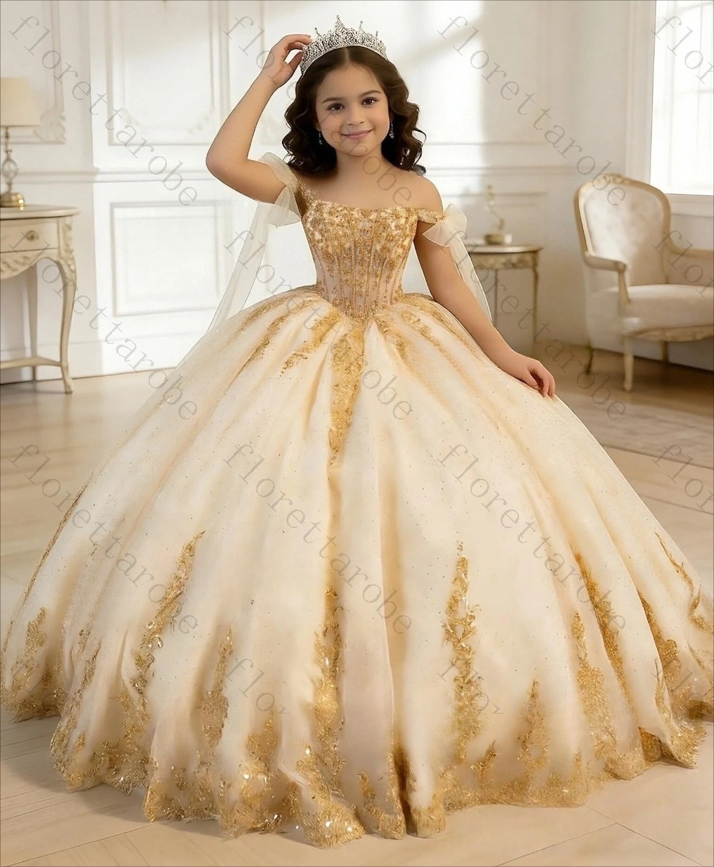 Vestido de niña de las flores  - Birthday Sash Glitter reseña y precio