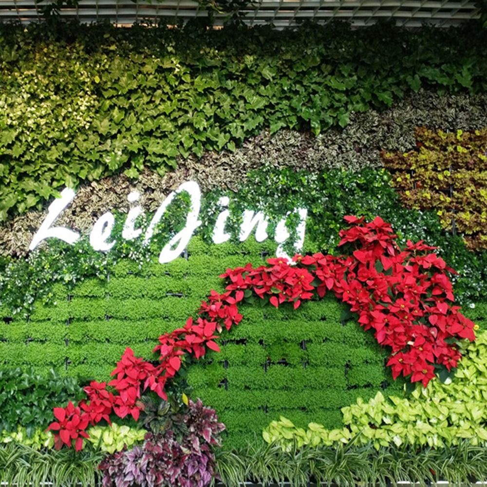 Panel de pared de plantas arti - Flower Wall Panel reseña y precio