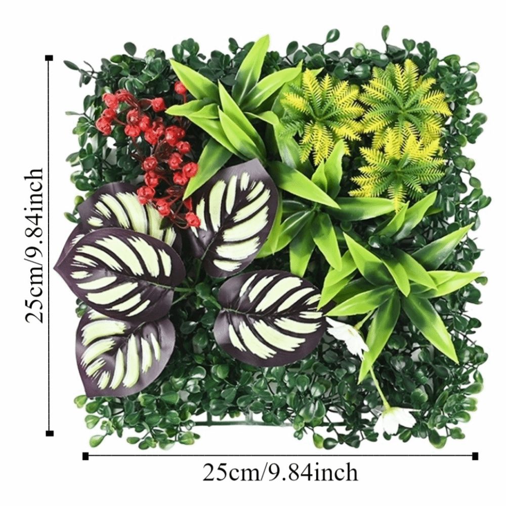 Panel de pared de plantas arti - Flower Wall Panel reseña y precio