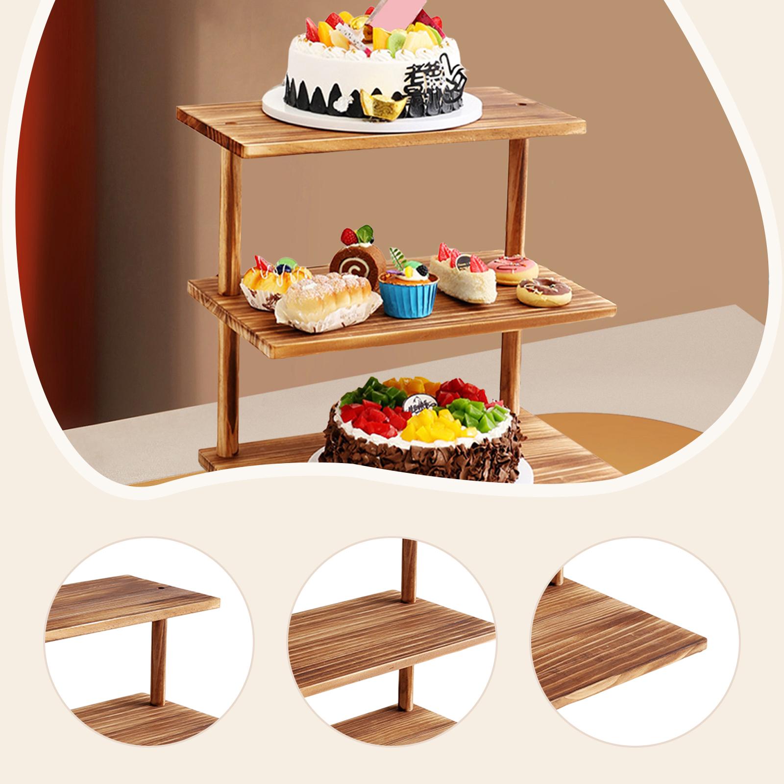 Elegante Soporte de Madera de  - Cupcake Stand Tier reseña y precio