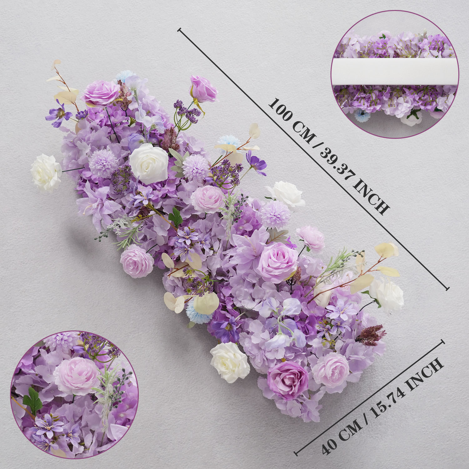 Uflower-flores artificiales mo - Flower Wall Panel reseña y precio